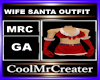 WIFE SANTA OUTFIT