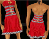 NV Red & Silver Dress
