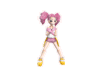 Dancing pink girl