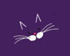 Purple Kitty CuddleCouch