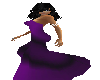 Purple Designer Dress