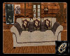 Log Cabin Couch W/poses
