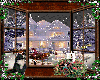 Wintery Christmas Scene