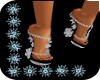 Snowflake Glitter heels