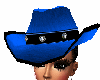 blue cowgirl hat