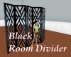 [J]Black Wood Rm Divider