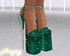 Christmas Green Heels