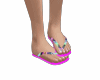 flip flops verao pink
