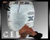!C! Jean Shorts+ Tattoo