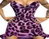 Purple Leopard Skin Dres