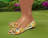 Summer Floral Flats VII