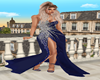 Navy Blue Prom Dress