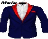 Blue Red Dinner Jacket M
