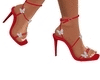 Red Butterfly Heels