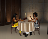 Romantik diner table