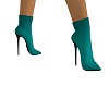 Teal Ankle Boots