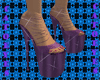 purple sandals