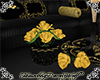 Gold Roses table decor