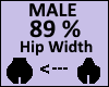 Hip Scaler 89% Male