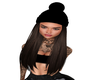 Brown Hair Beanie