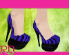 Blue Velvet Platforms