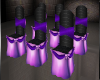 purple wedding seats