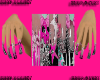 bling bow nails