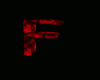 {J&P} 3D Letter F lava