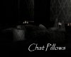 AV Black Chat Pillows