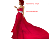red valentine gown