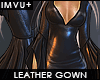 ! morticia leather gown