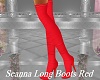 Seanna Long Boots Red