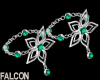 Silver Bracelets (Green)