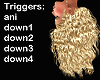 gold upsidedown hair ANI