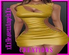 Leather MiniDress Yellow