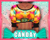 ❥Colorful Crop Top