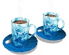 Blue Frost Mugs
