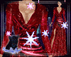 QSJ-Silk Xmas Gown Red