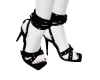 Black Zoey Sandal Heels