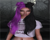 purple and black buns