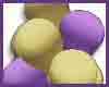 Gold & Purple Balloons