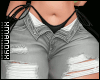 Grey Shrug Jeans