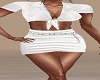 2 pc rls white skirt