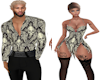 BROWN SKULL COUPLE FIT M