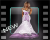!GOWN PURPLE LACED