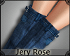 [JR] Denim Long Boots
