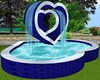 Love Fountain Blue/White