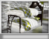 A lime/white bunkbed