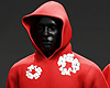 Red Flower Hoodie