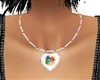 M&M HEART NECKLACE